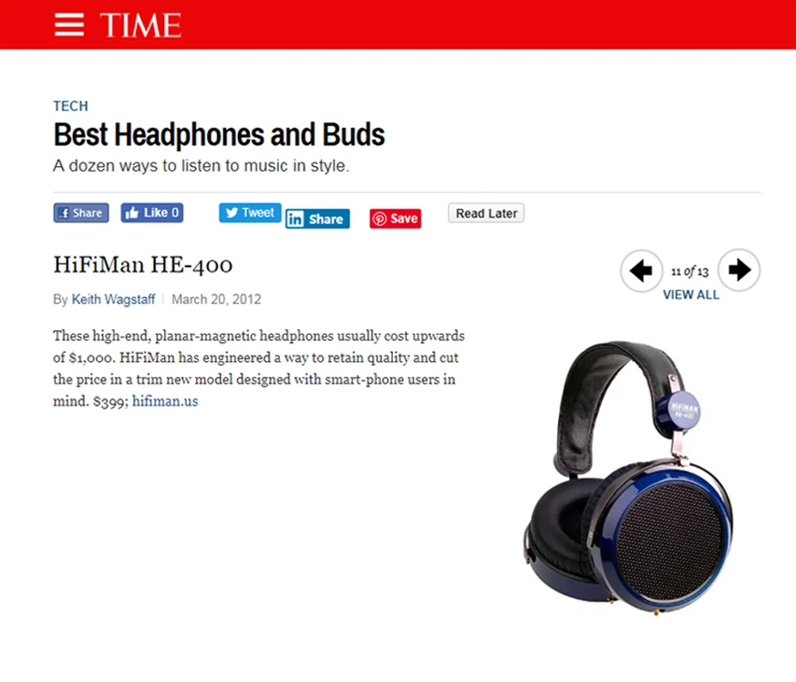 HIFIMAN media coverage