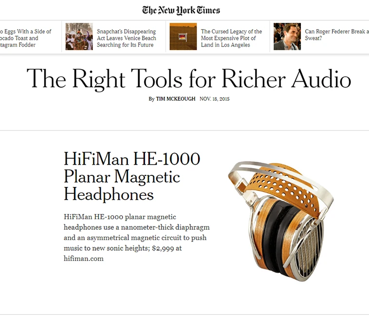 HIFIMAN media coverage